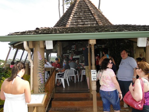 Picture of the Gazebo Restaurant at the Napili Shores Resort, Maui.