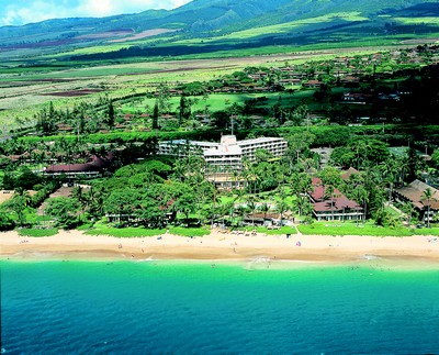 Picture of the aerial view of the Aston Maui Kaanapali Villas in Maui, Hawaii.