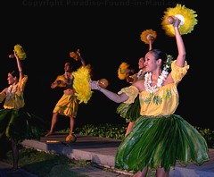 Picture of Hawaiian entertainment at the Feast at Lele, one of the best Maui luaus.
