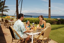 Picture of the Castaway Cafe Restaurant at the Aston Maui Kaanapali Villas on Maui, Hawaii.