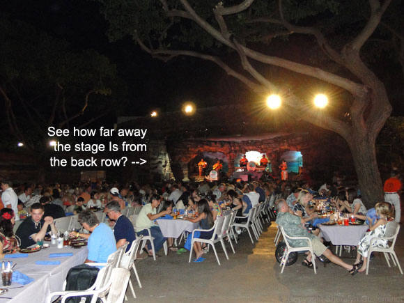 Seating at the Drums of the Pacific Luau