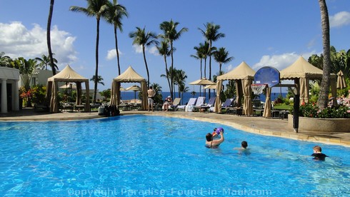 Swimming pool with gorgeous ocean view!