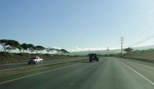 Hana Highway leaving Kahului