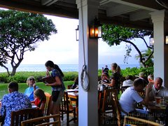 Picture of ocean view from main dining room at the Hula Grill, Maui in Whaler's Village.