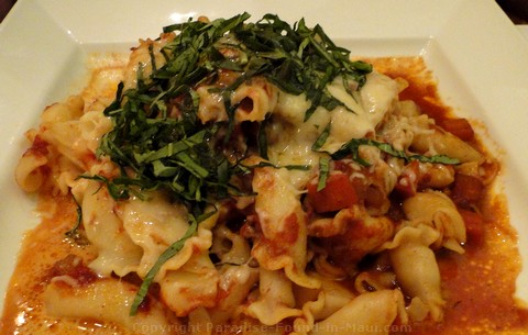 Picture of Chef Arnie's Homemade Meatballs at the Lahaina Grill, one of the best restaurants in Maui.