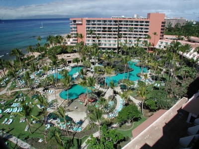 hotels in Maui Marriott Maui Ocean Club aerial view