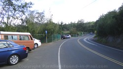 Picture of parking for Mokule'ia Bay, Slaughterhouse Beach, Kapalua, Maui , Hawaii