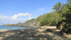 Picture of shade at Mokule'ia Bay, Slaughterhouse Beach, Kapalua, Maui, Hawaii.