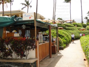 Picture of Snorkels in front of the Four Seasons Resort at Wailea Beach on the island of Maui, Hawaii.