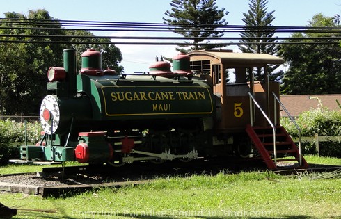 Picture of the Sugar Cane Train at Lahaina Station, Maui, Hawaii