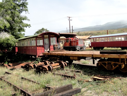 Picture of old trainyard at Puukoli Station, Maui, Hawaii