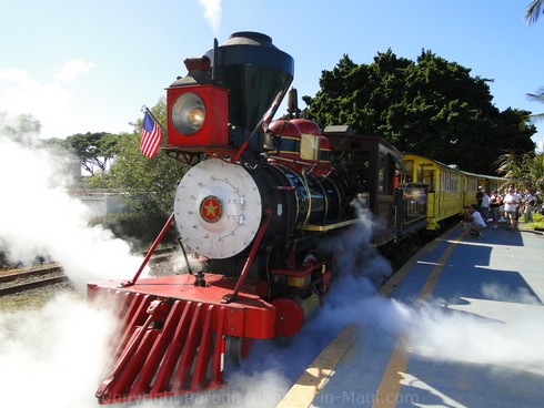 Picture of the Sugar Cane Train, Maui, Hawaii