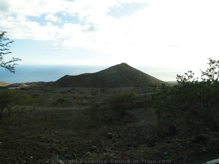 Cinder cone on southeast coast of Maui