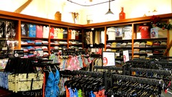 Picture of merchandise at the Honolua Store.