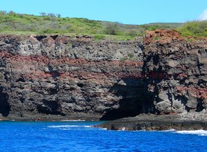 Island of Lanai rocky coastline