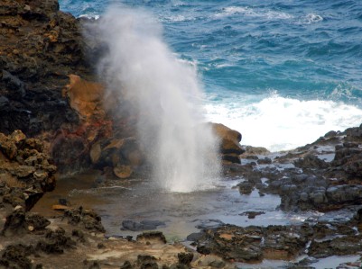 Picture of the Nakalele Blowhole in Maui, Hawaii.