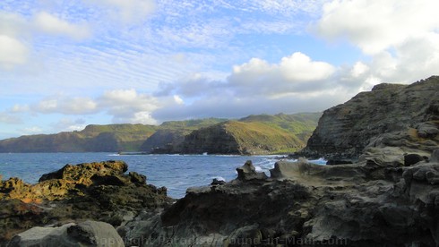 Picture of the hike to the Nakalele Blowhole, on Maui, Hawaii.