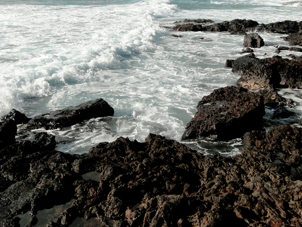 Dangerous Shoreline on the Trail