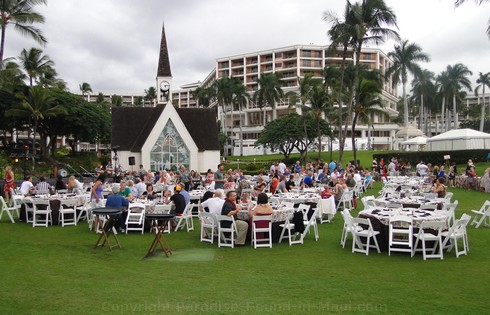 Grand Wailea Luau Seating