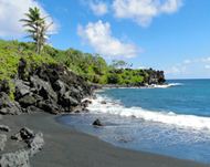 Waianapanapa Black Sand Beach