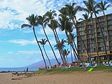 Picture of the Mana Kai Maui resort on Keawakapu Beach.