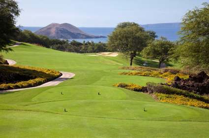 maui golf courses in Wailea with ocean view