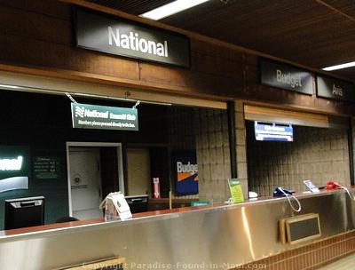 Car Rental Counters at Kahului Airport