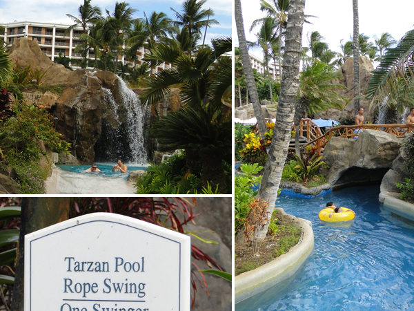 Swimming pool and lazy river Grand Wailea Resort Hotel Maui