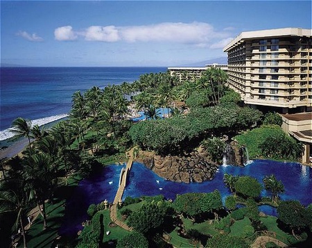 Kaanapali Beach Resort Hyatt Regency Maui aerial view
