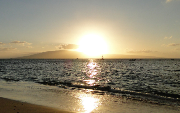 Sunset on Kaanapali Beach