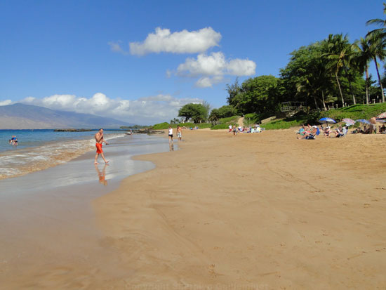 best family beach on maui Kamaole III