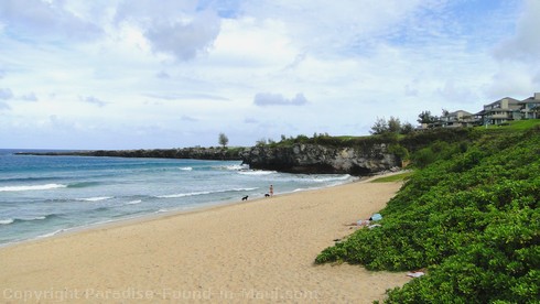 Picture of West Maui's Oneloa Beach in Kapalua.