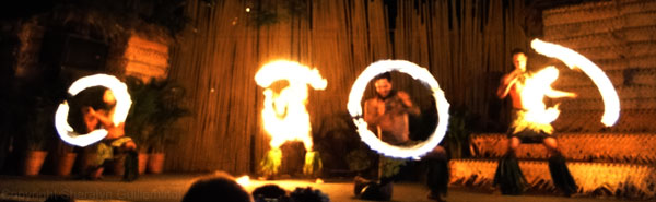 Fire Dancers at Maui's Royal Lahaina Luau
