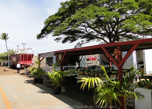 Picture of Puukoli Station for the Sugar Cane Train in Maui, Hawaii.