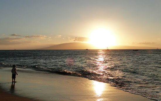 Sunset on Kaanapali Beach