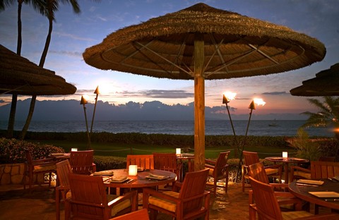 Picture of the Tropical Restaurant at the Westin Maui Resort and Spa on Kaanapali Beach in Maui, Hawaii.