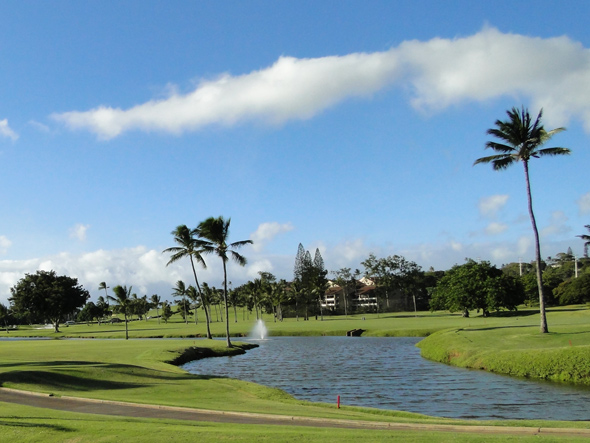 Golf course at Kaanapali Beach Resort Maui