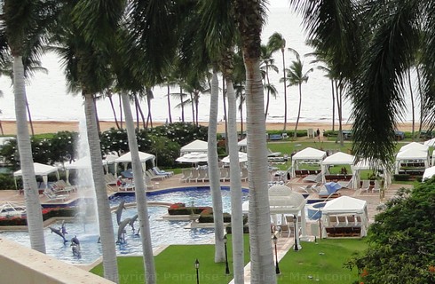 Picture of the Hibiscus Pool at the Grand Wailea Resort.