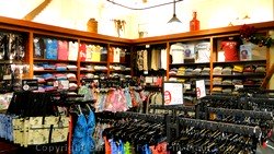 Picture of merchandise at the Honolua Store.