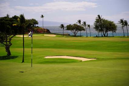 kaanapali beach resort golf course in Maui