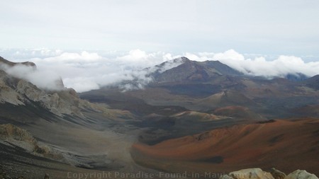Picture of crater on the Haleakala Volcano near the summit.