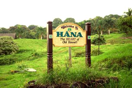 welcome to Hana sign