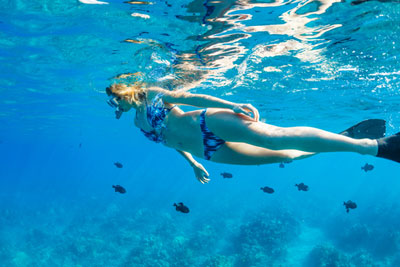 Snorkeling in Maui, Hawaii's warm waters